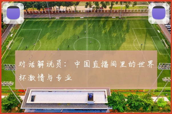 对话解说员：中国直播间里的世界杯激情与专业