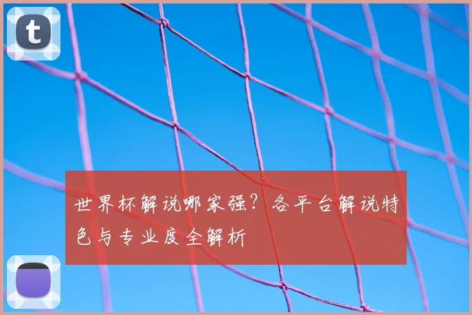 世界杯解说哪家强？各平台解说特色与专业度全解析